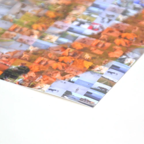 Photo mosaic as a poster